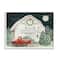 Stupell Industries Nighttime Christmas Barn Farm Framed Giclee Art